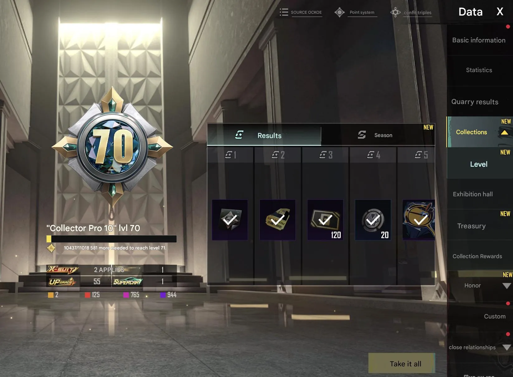 PGM235 FULL BAPE 9/9, 70 LVL COLL, X-Suit Dravion/Raven, Godzilla, UAZ BAPE, Lamba, 100+ Mythic, 50+ Lab Guns (G)